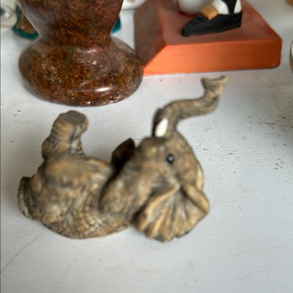 Vintage Brown Elephant Figurine for Small Pets - Picture 3 of 4